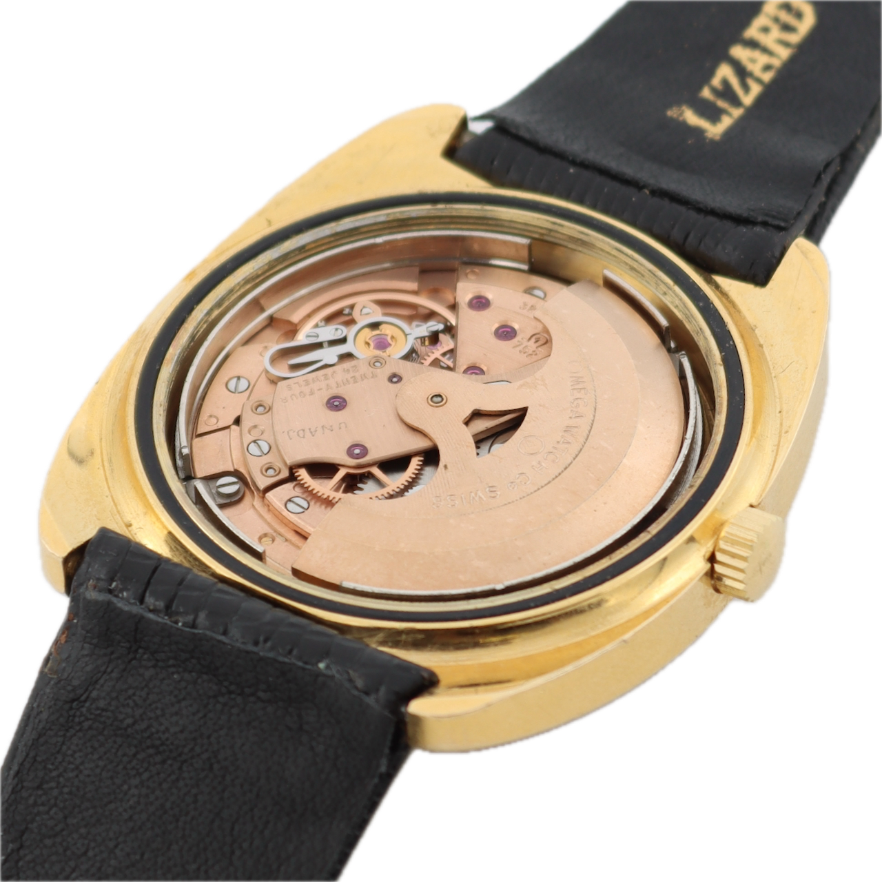 1970 Omega 166.064 Seamaster Men's Automatic Wristwatch 752 Swiss Gold Plated