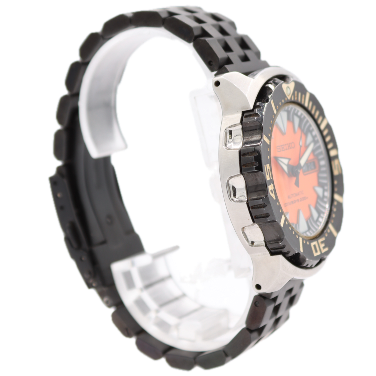 Seiko Orange-Black Monster 2nd Gen SRP315