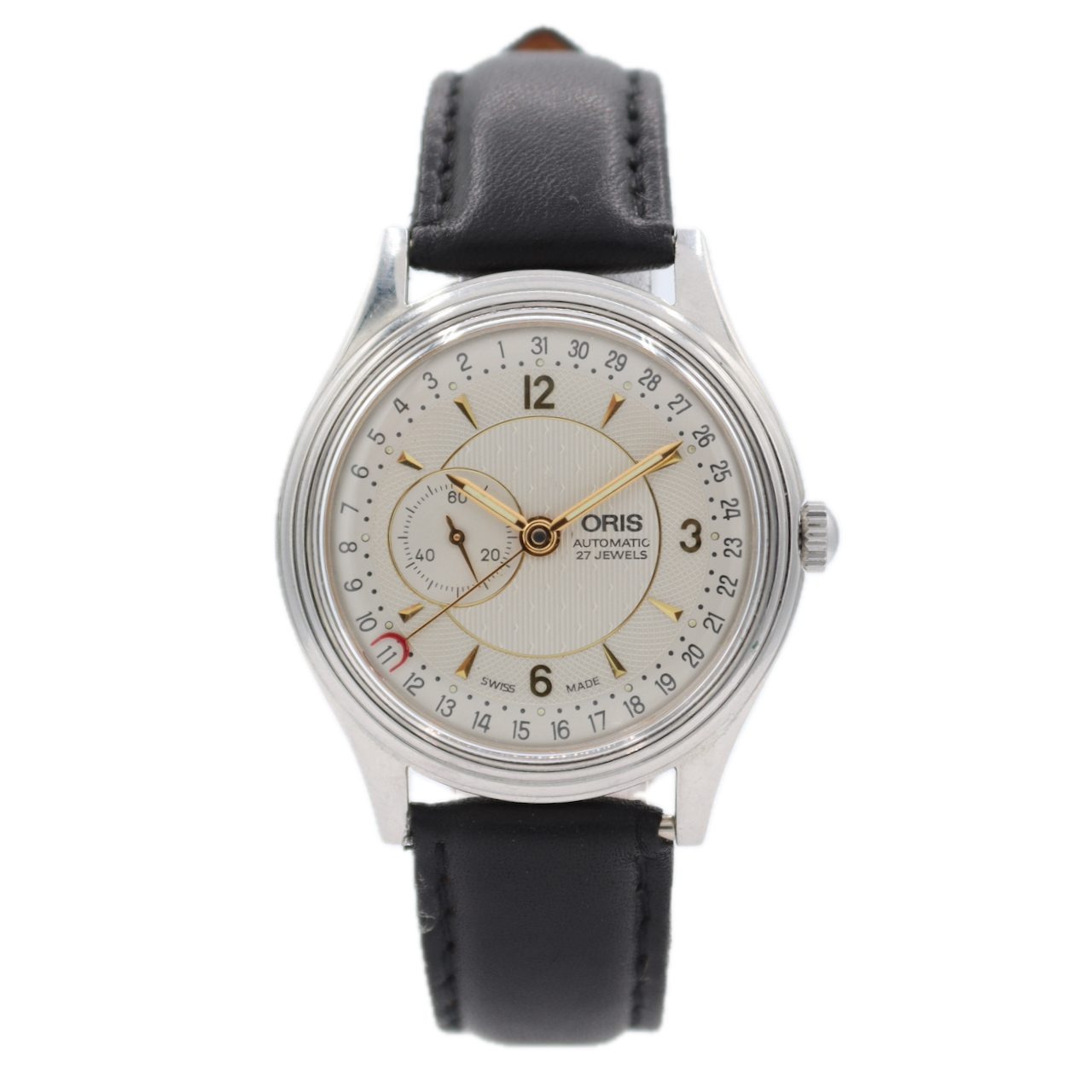 36mm Oris 7461 Pointer Date Men's Automatic Wristwatch 640 Swiss Steel Serviced