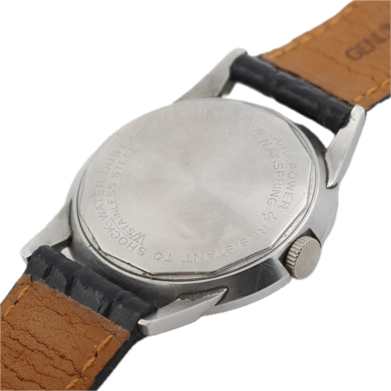 Vintage Elgin 5912 Red Pointer 17J Men's Mechanical Wristwatch 629 Swiss Steel