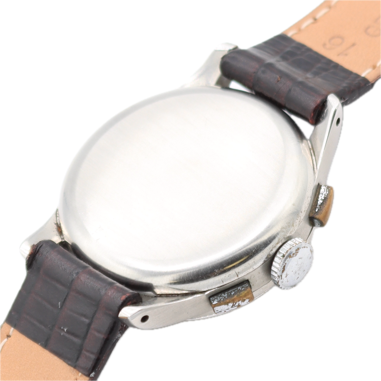 Vintage 32mm Bulova 13AK Men's Chronograph Wristwatch Valjoux 23 Swiss Steel