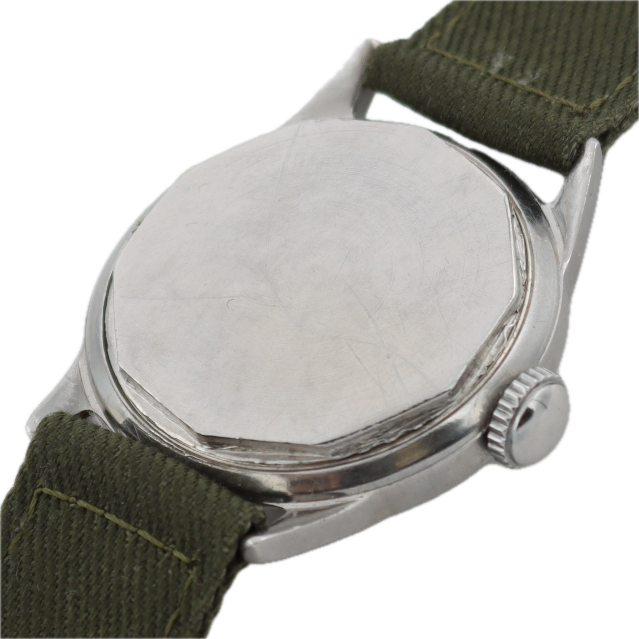 Vintage 1942 Elgin 6603 Service 15J Men's Mechanical Wristwatch 554 USA S.Steel