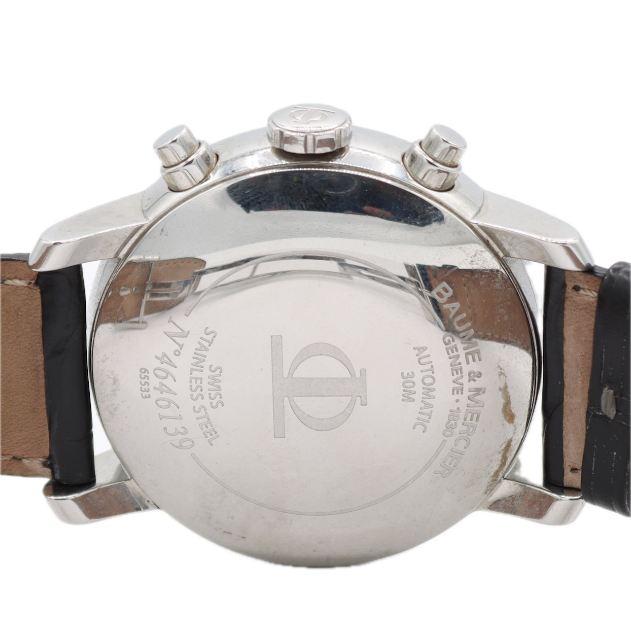 42mm 2010 Baume & Mercier 65533 Classima Men's Automatic Chronograph Wristwatch