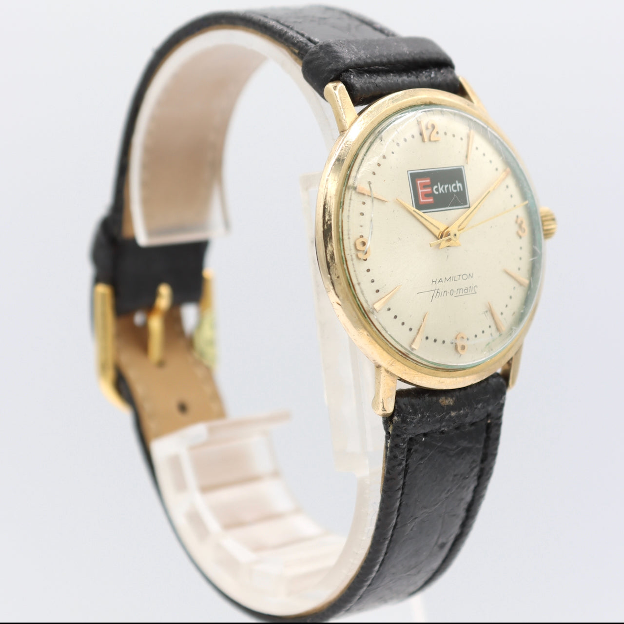 Vintage 33mm Hamilton Thin-O-Matic Men's Automatic Wristwatch USA Gold Filled