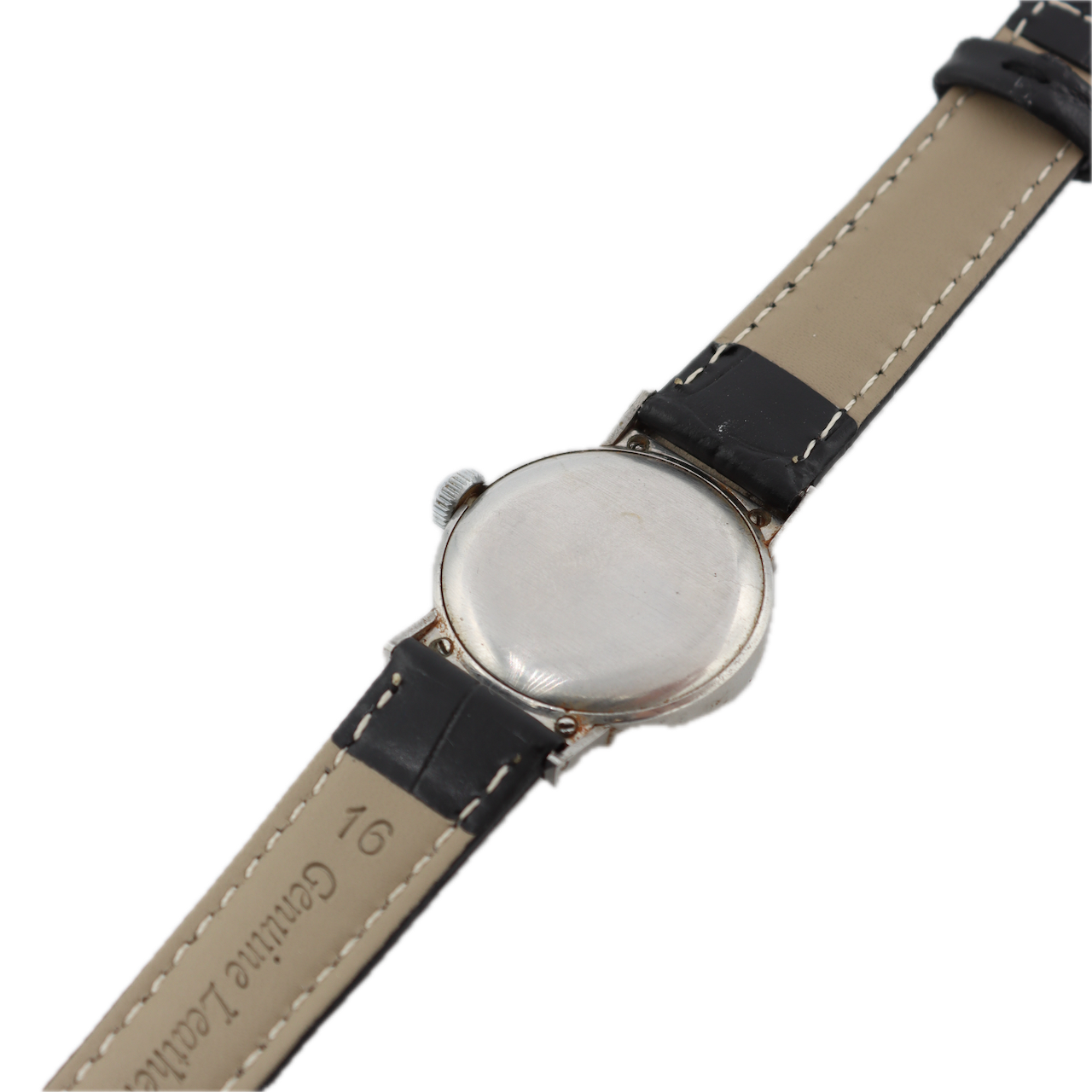Vintage Cyma Shock Absorber Men's Mechanical Wristwatch Swiss SteelClam Shell