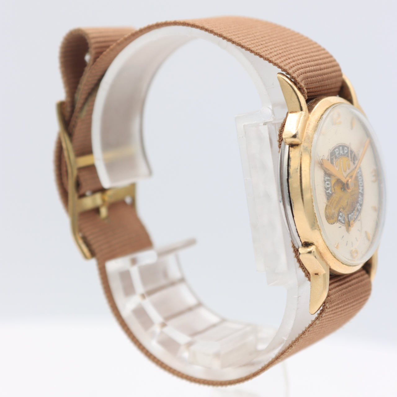 Vintage Preb P.A.P. Loyal Order of Moose Men's Mechanical Wristwatch 10k RGP
