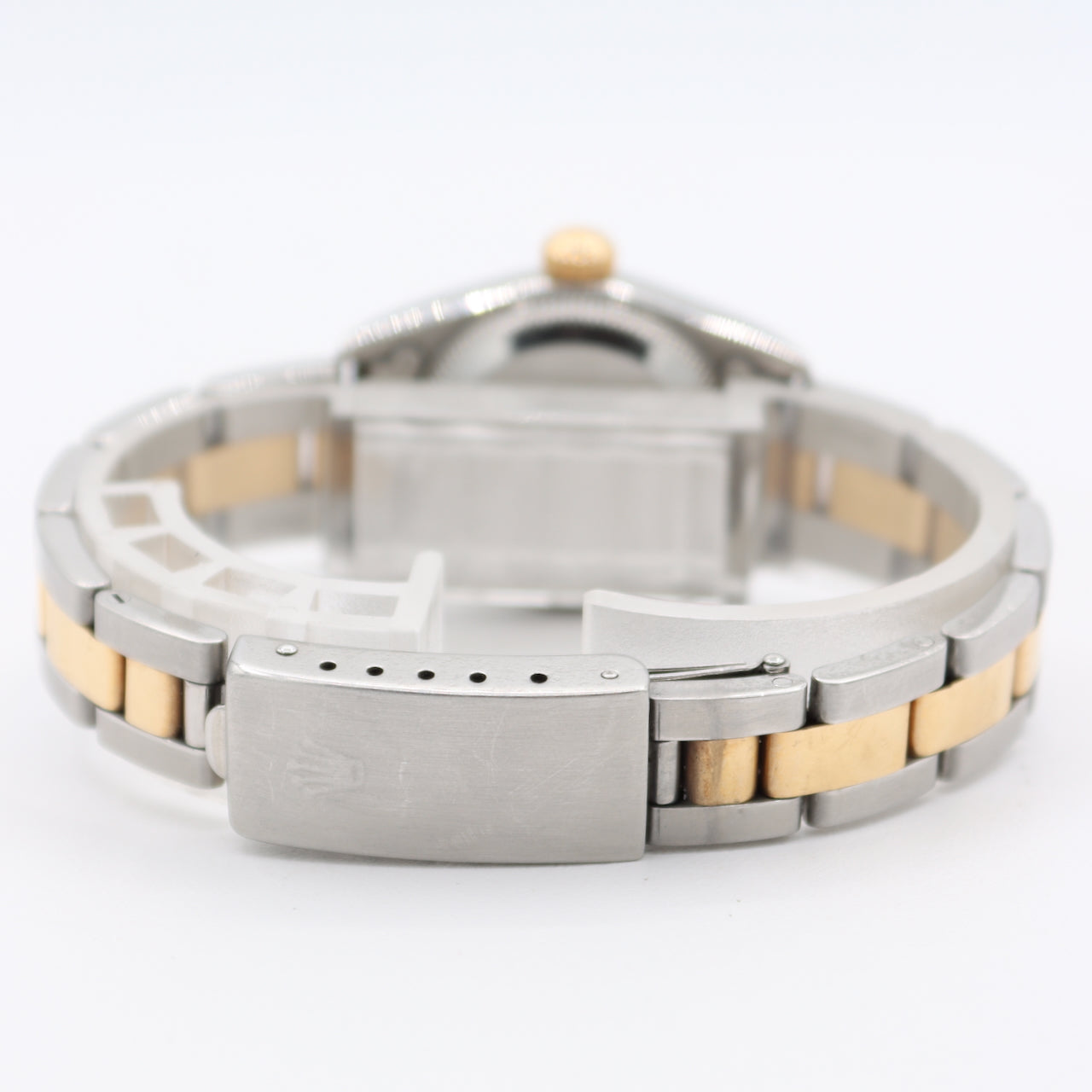 Vintage 1996 Rolex 67183 Oyster Perpetual Ladies Automatic Wristwatch Grey Dial