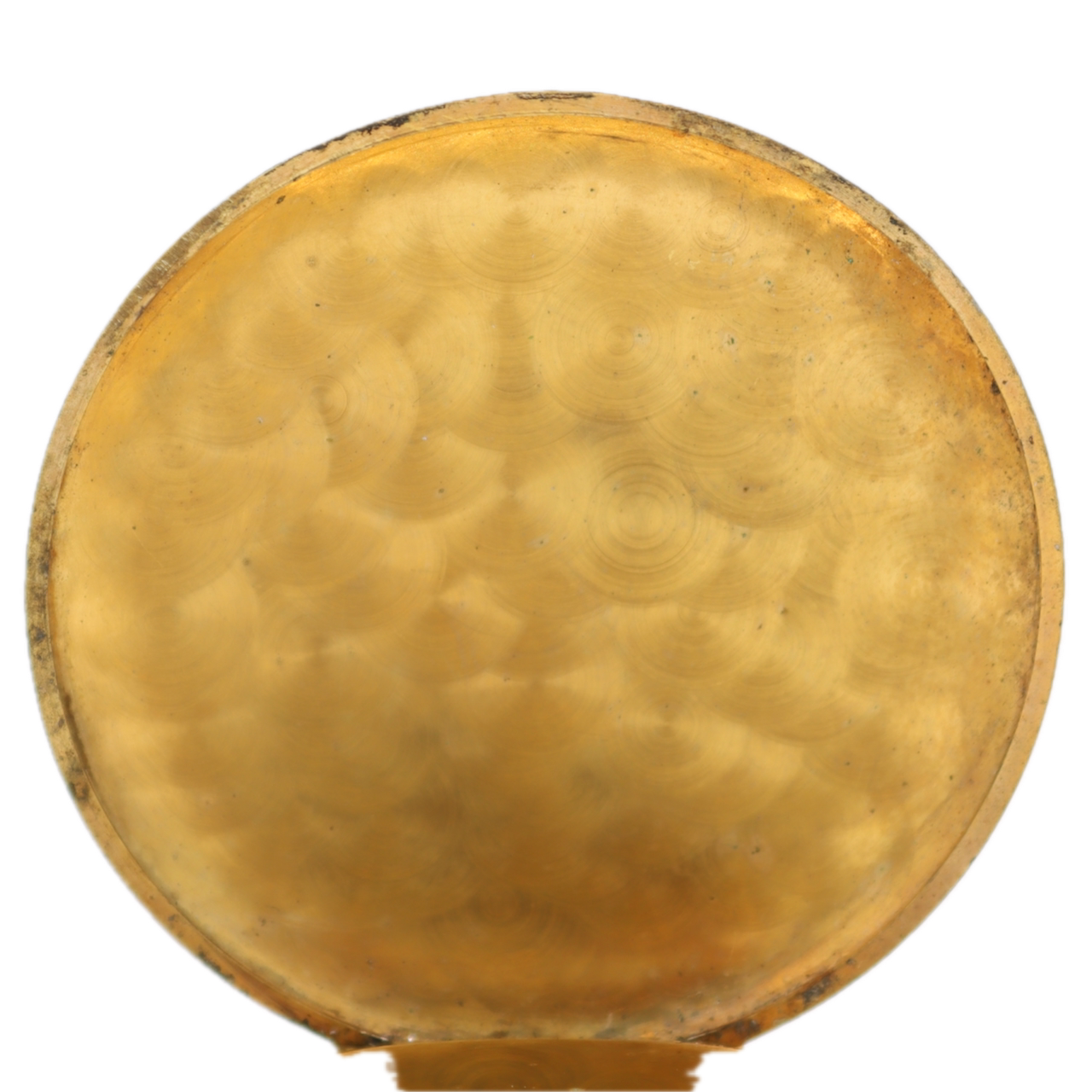 Vintage Arnex Equestrian Mechanical Hunter Pocket Watch Unitas 6498 Gold Tone