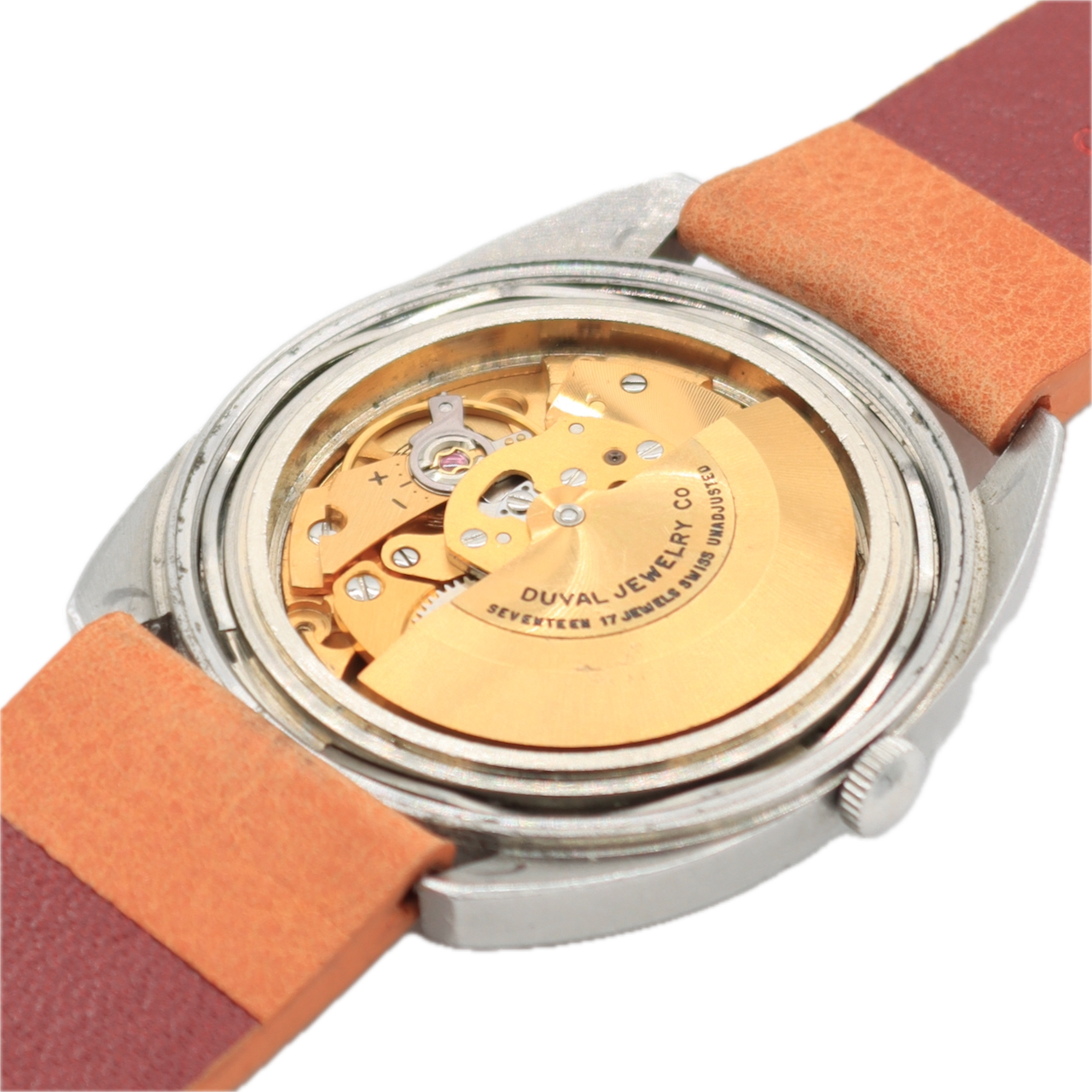 36mm Baylor AS 1906 Day Date EGG Men's Automatic Wristwatch A.Schild 1906 Steel