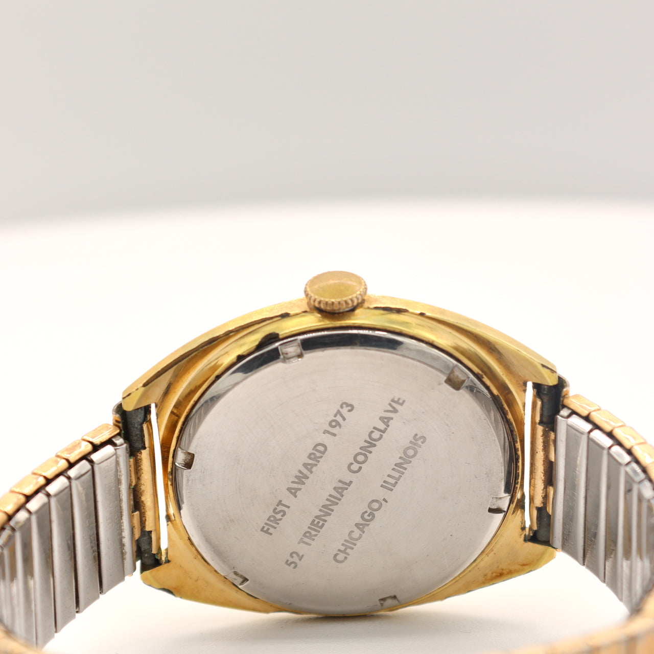 Vintage 38mm Hamilton Masonic Men's Mechanical Wristwatch 688 Gold Plated
