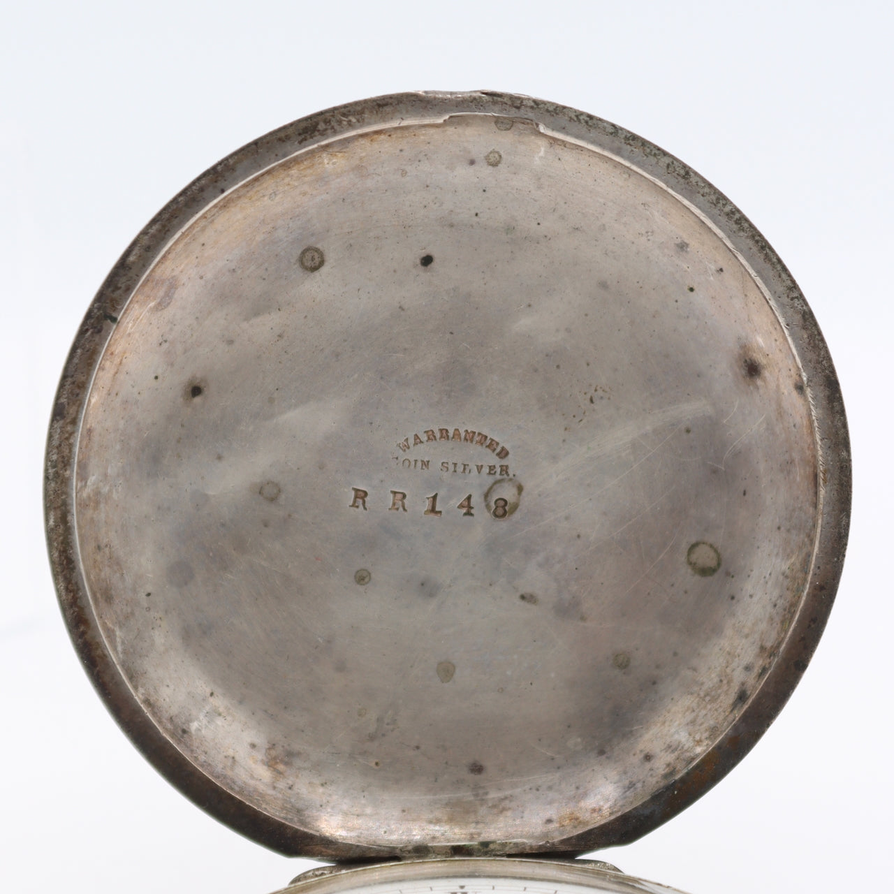 Antique 18s 1880 Waltham Key Hunter Pocket Watch George Washington Coin Silver