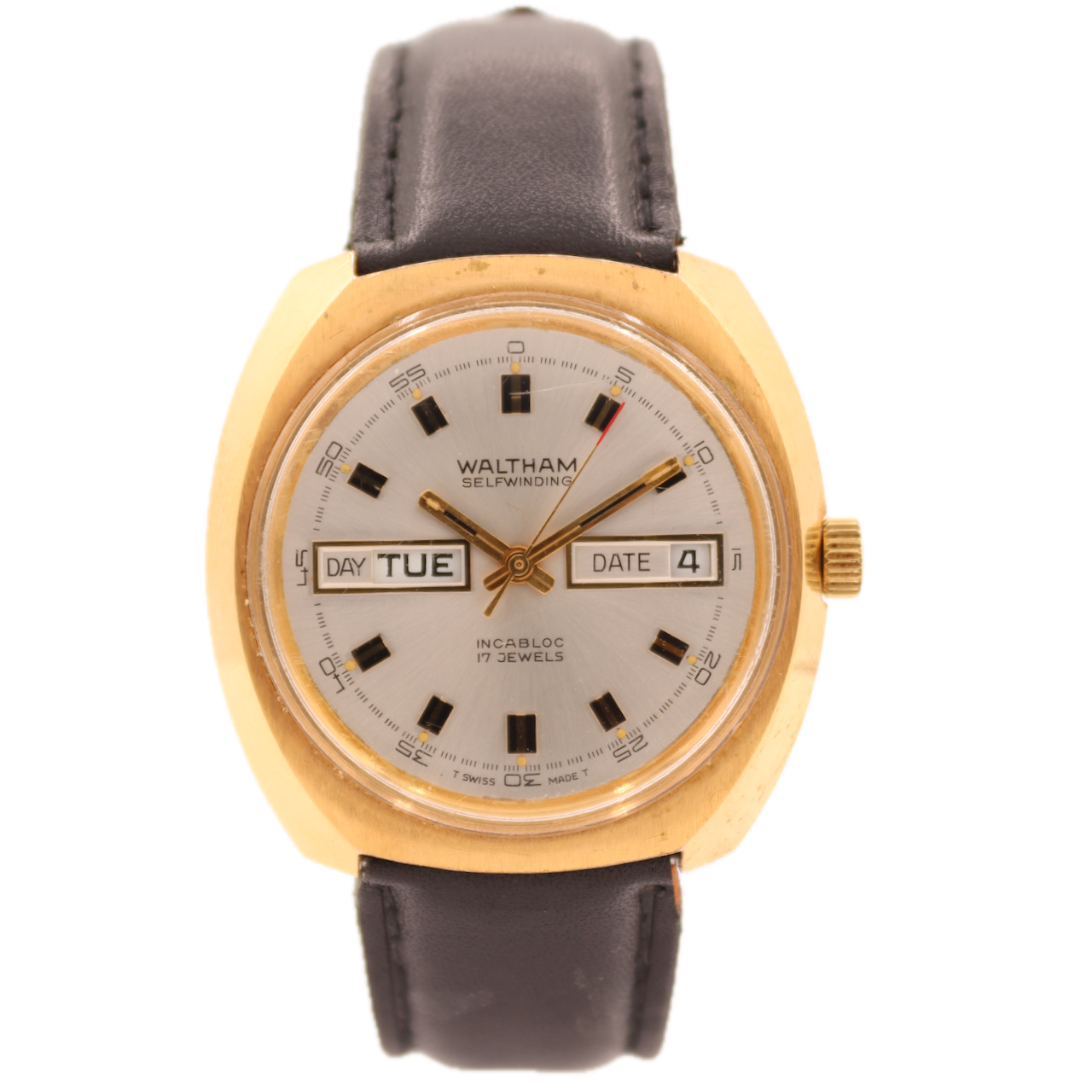 Vintage Waltham Day Date B 444-E