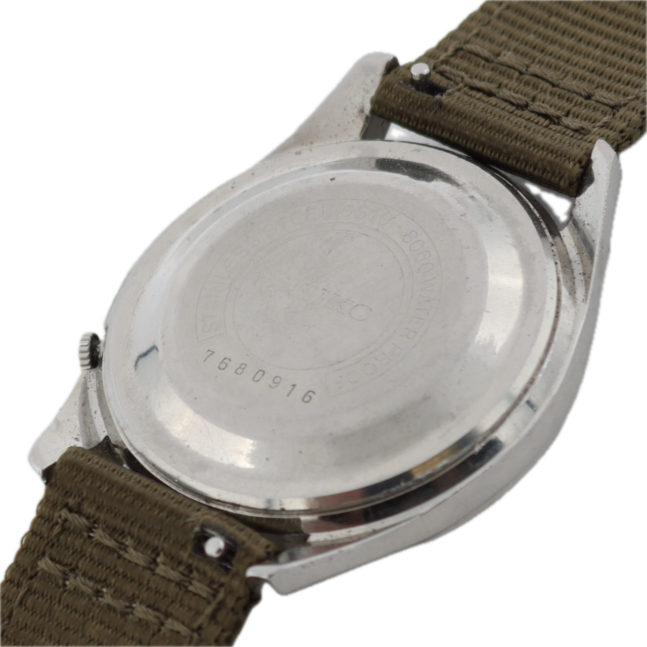 Vintage Seiko 6619-8060 MACV SOG Sportsmatic 5 Men's Automatic Wristwatch Steel