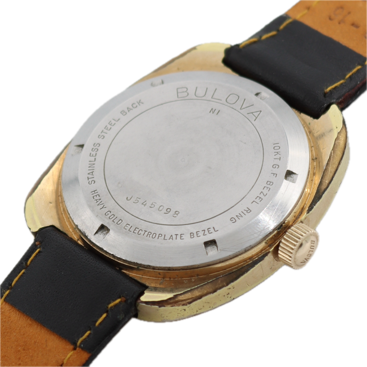 Vintage 1971 Bulova Oceanographer "R" Day Date Men's Automatic Wristwatch Swiss