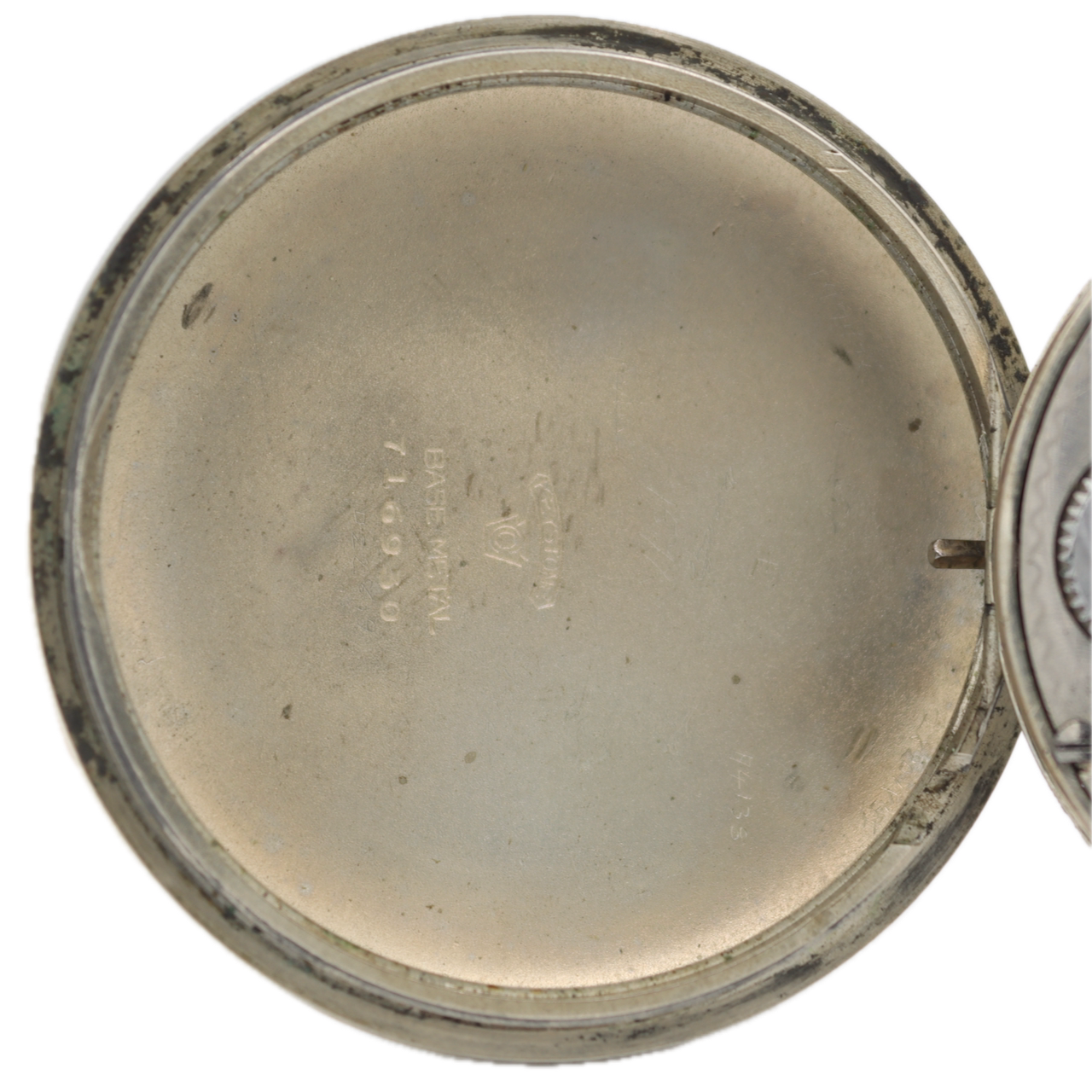 Antique 16 Size Hamilton 17 Jewel Mechanical Pocket Watch 974 Nickel Running