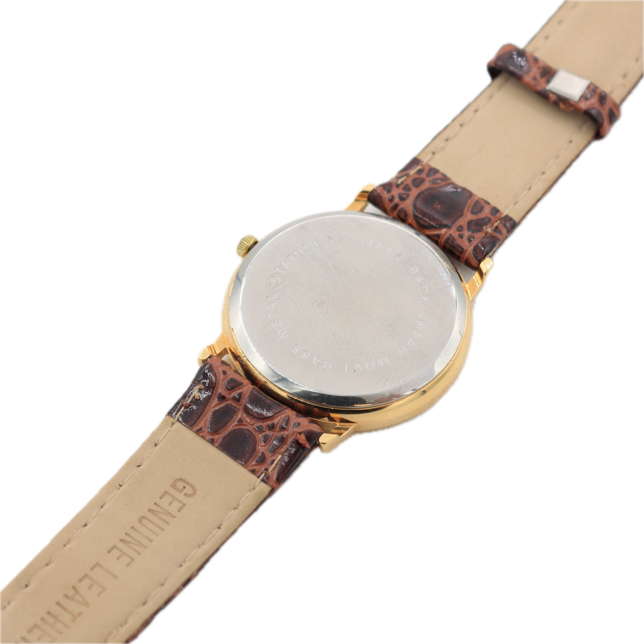 Vintage Unbranded Nihonbasi Jogakkan Men's Quartz Wristwatch Japan Gold Tone