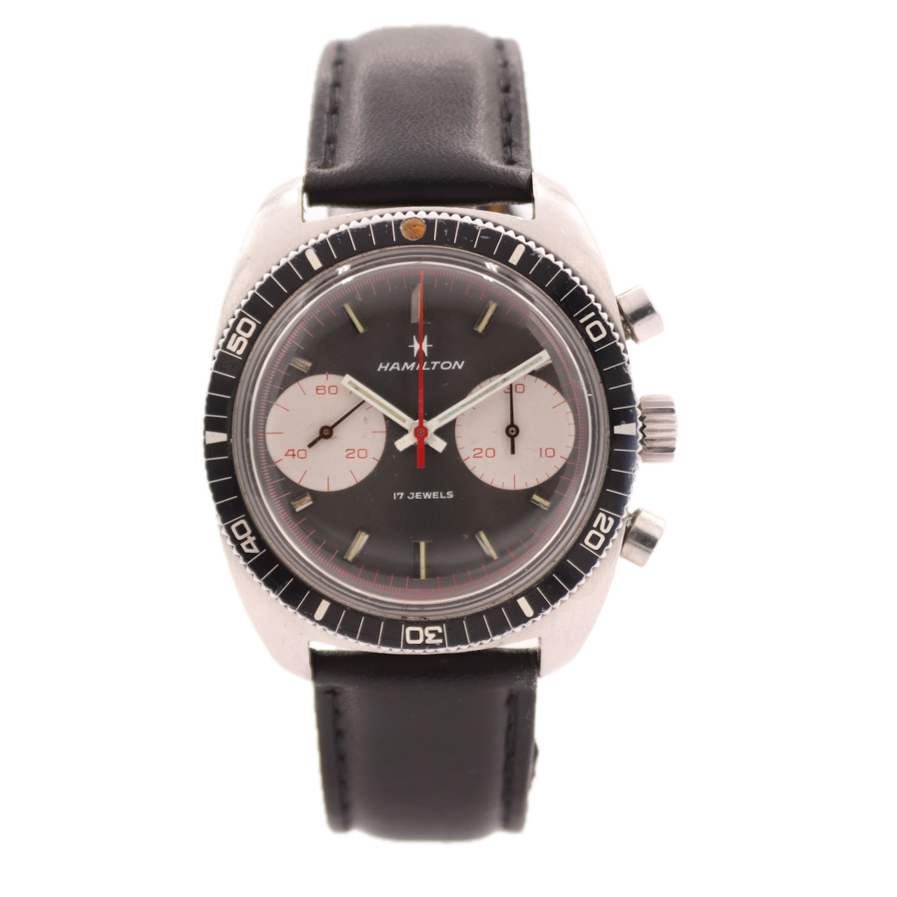 Vintage Hamilton SS Chrono-Diver Big Eye 647001-3