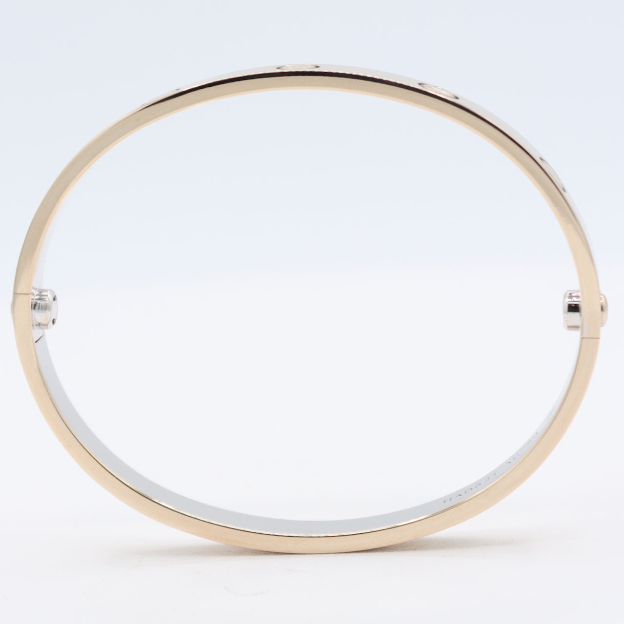 17cm Cartier LOVE Ladies Bracelet 18k White Gold W/Box and W. Gold Screw Driver