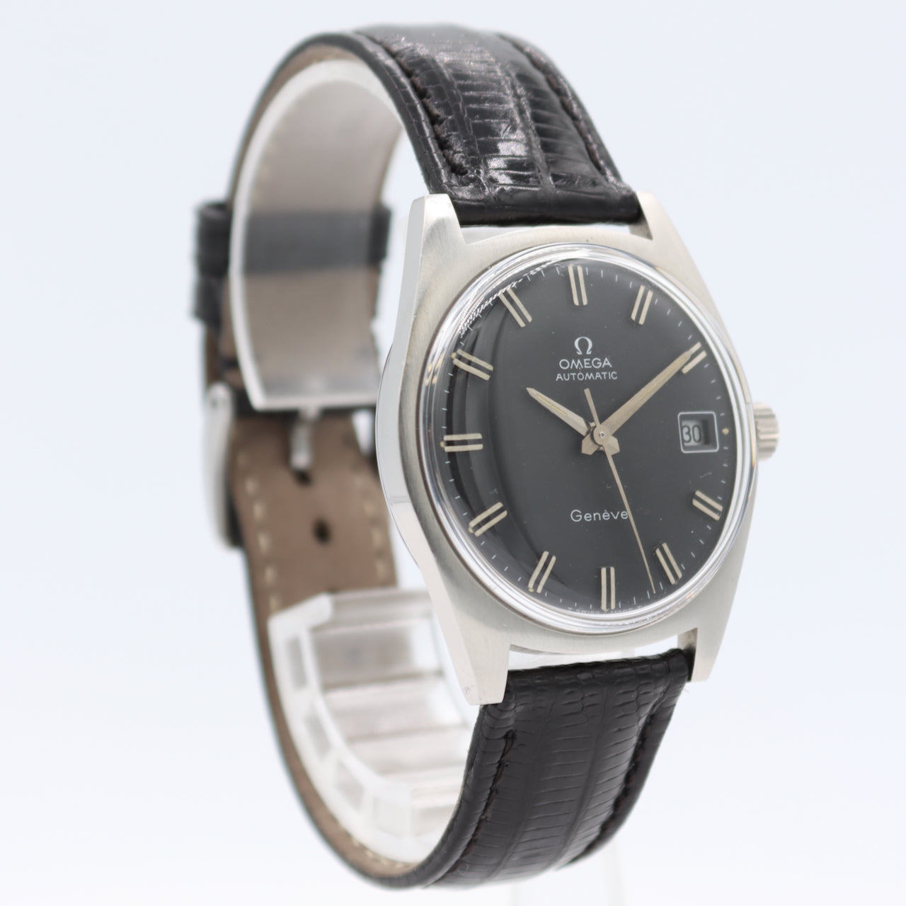 Vintage 1967 Omega 166.041 Geneve Men's Automatic Wristwatch 565 Swiss Steel