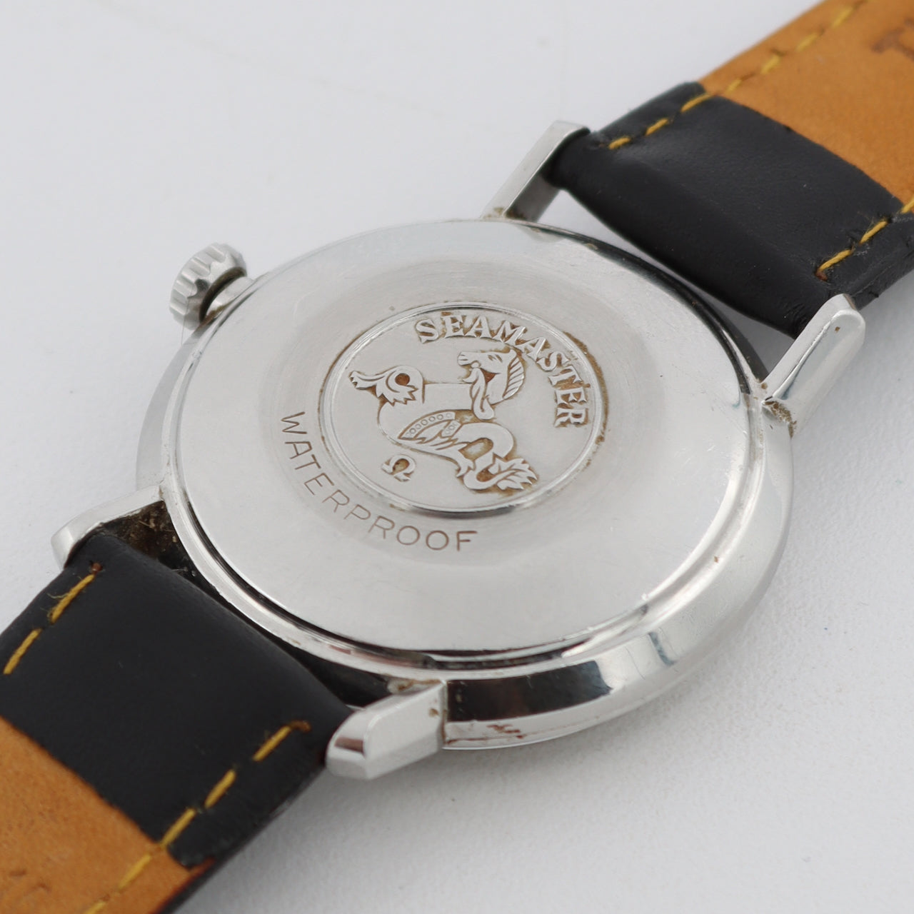 Vintage 34.5mm Omega Seamaster De Ville Men's Automatic Wristwatch Swiss Steel