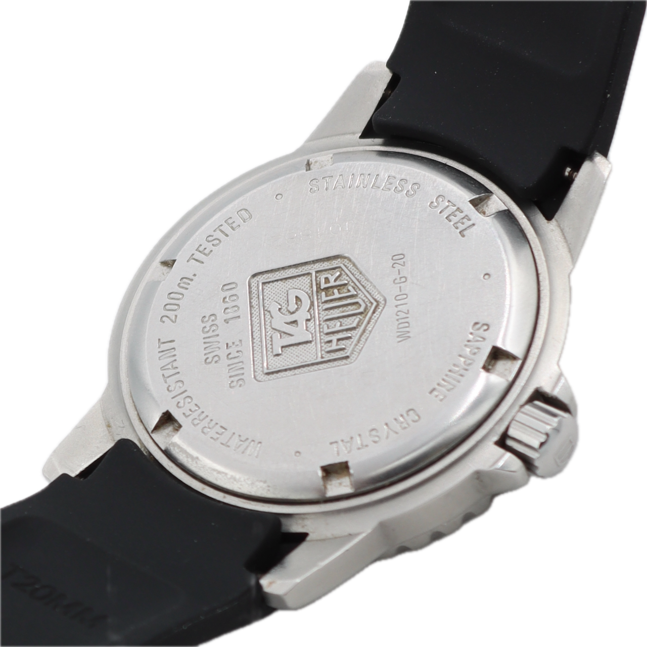 TAG Heuer WD1210-G-20 Professional 1500 Men's Quartz Wristwatch ETA955.412 Steel
