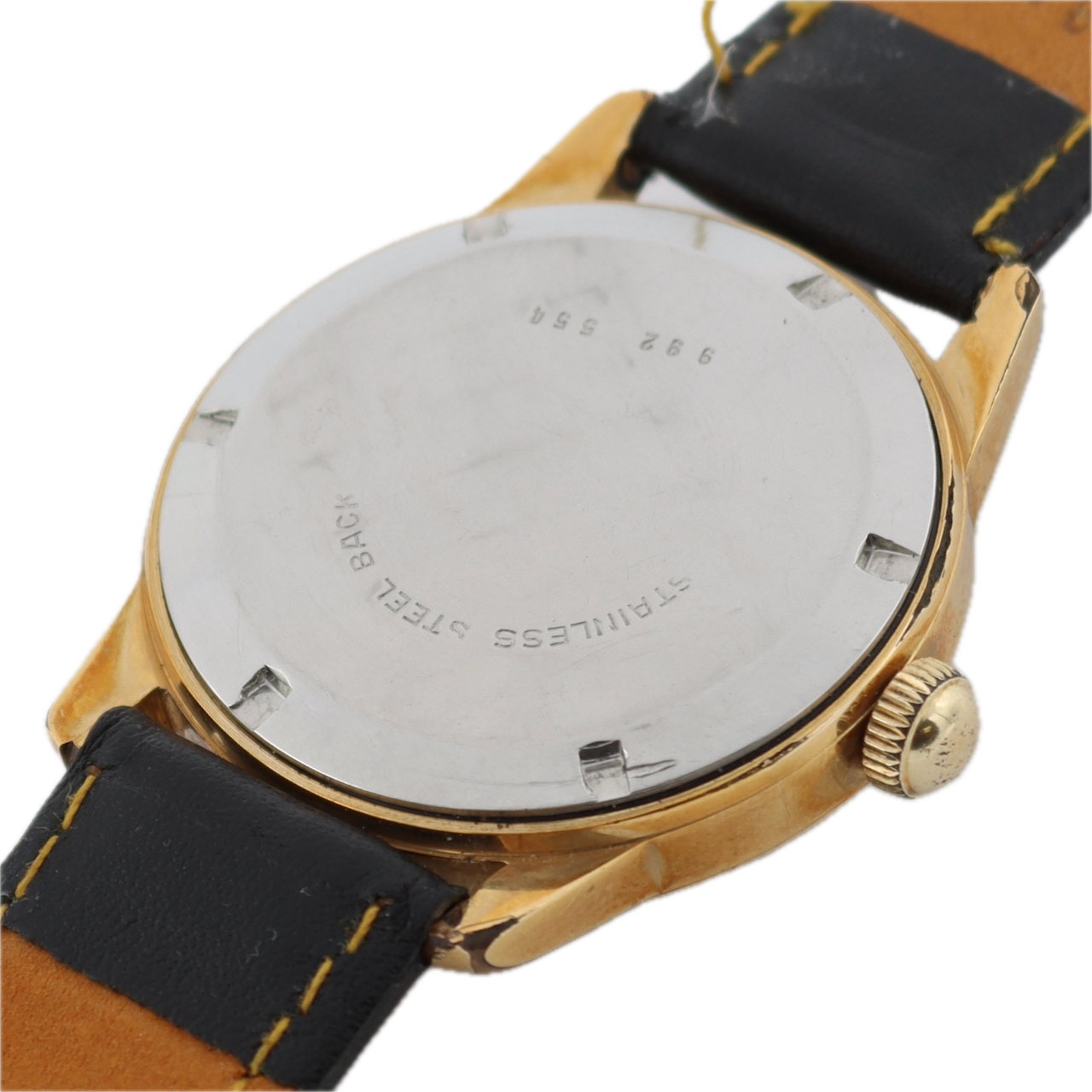 Vintage Ball Trainmaster Men's Automatic Wristwatch ETA.2821 Swiss Gold Tone