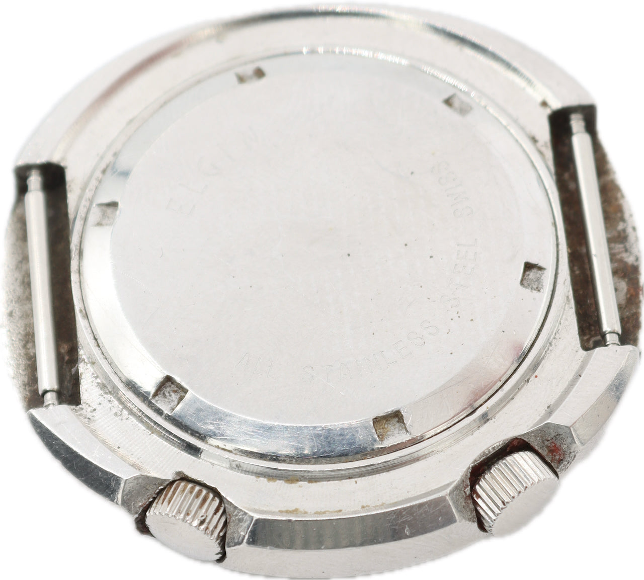 Vintage Lord Elgin 1501 Compressor Diver Men's Automatic Wristwatch 352 Steel