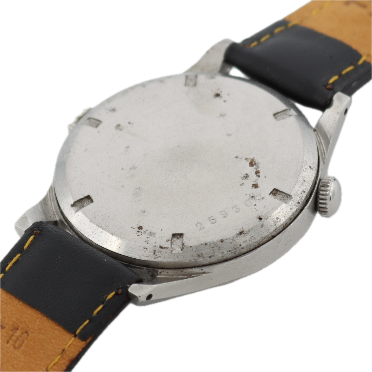 Vintage 36mm Harvel Date-O-Graph Men's Automatic Wristwatch Triple Calendar