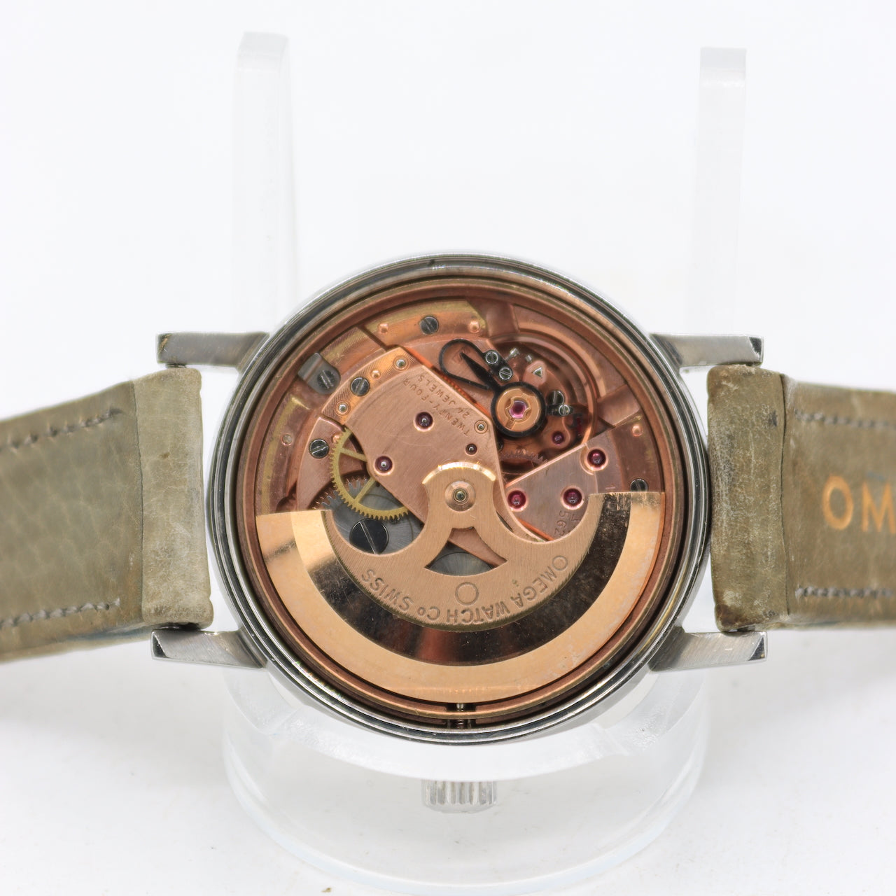 Vintage 35mm Omega 166.070 Geneve Men's Automatic Wristwatch 562 Swiss Steel