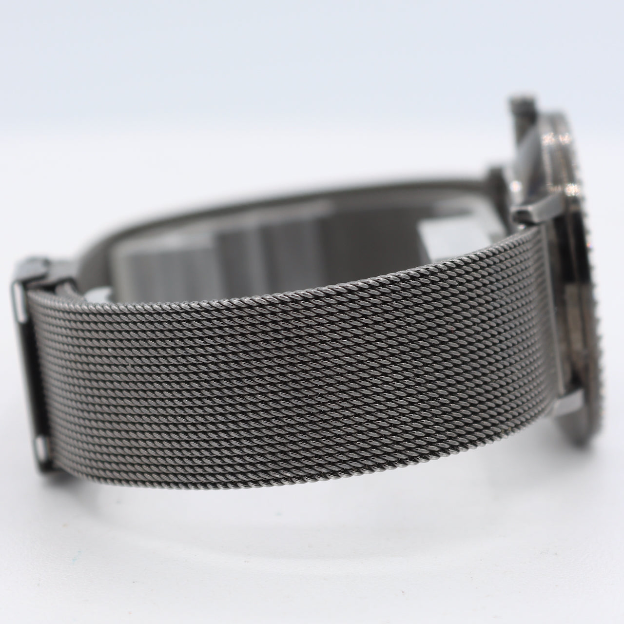 Vintage Skagen 922SMMR Mother of Pearl Diamonds Men's Quartz Wristwatch Steel