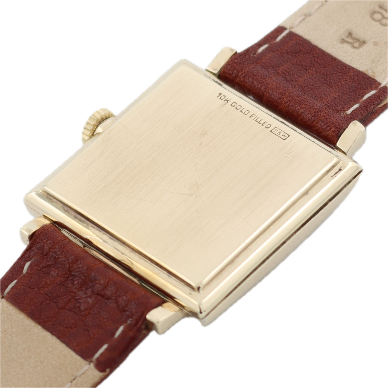 Vintage 1960 Longines Clam Shell Dial Men's Mechanical Wristwatch 370 10k GF