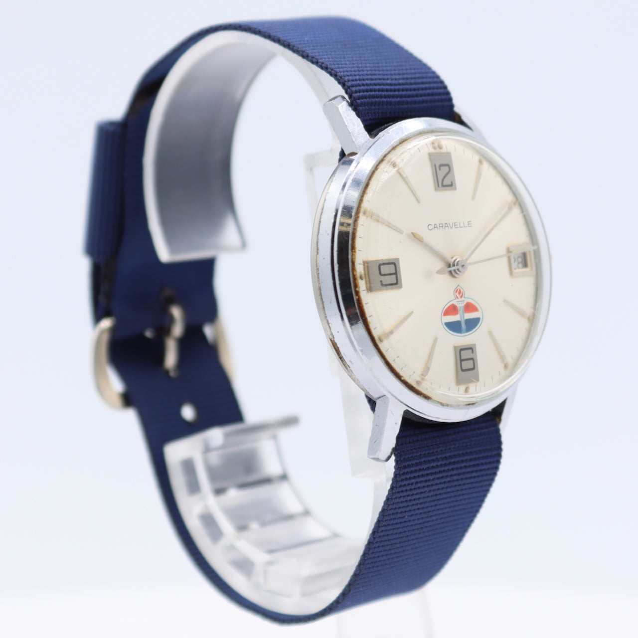 Vintage 35mm Caravelle 2514 Standard Gas Men's Mechanical Wristwatch 1821 11DPD
