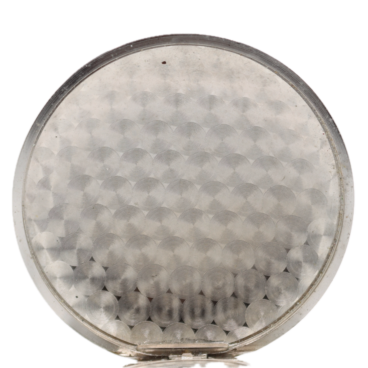 Vintage 49.5mm Tissot 17j Mechanical Hunter Pocket Watch Chrome Plated Swiss