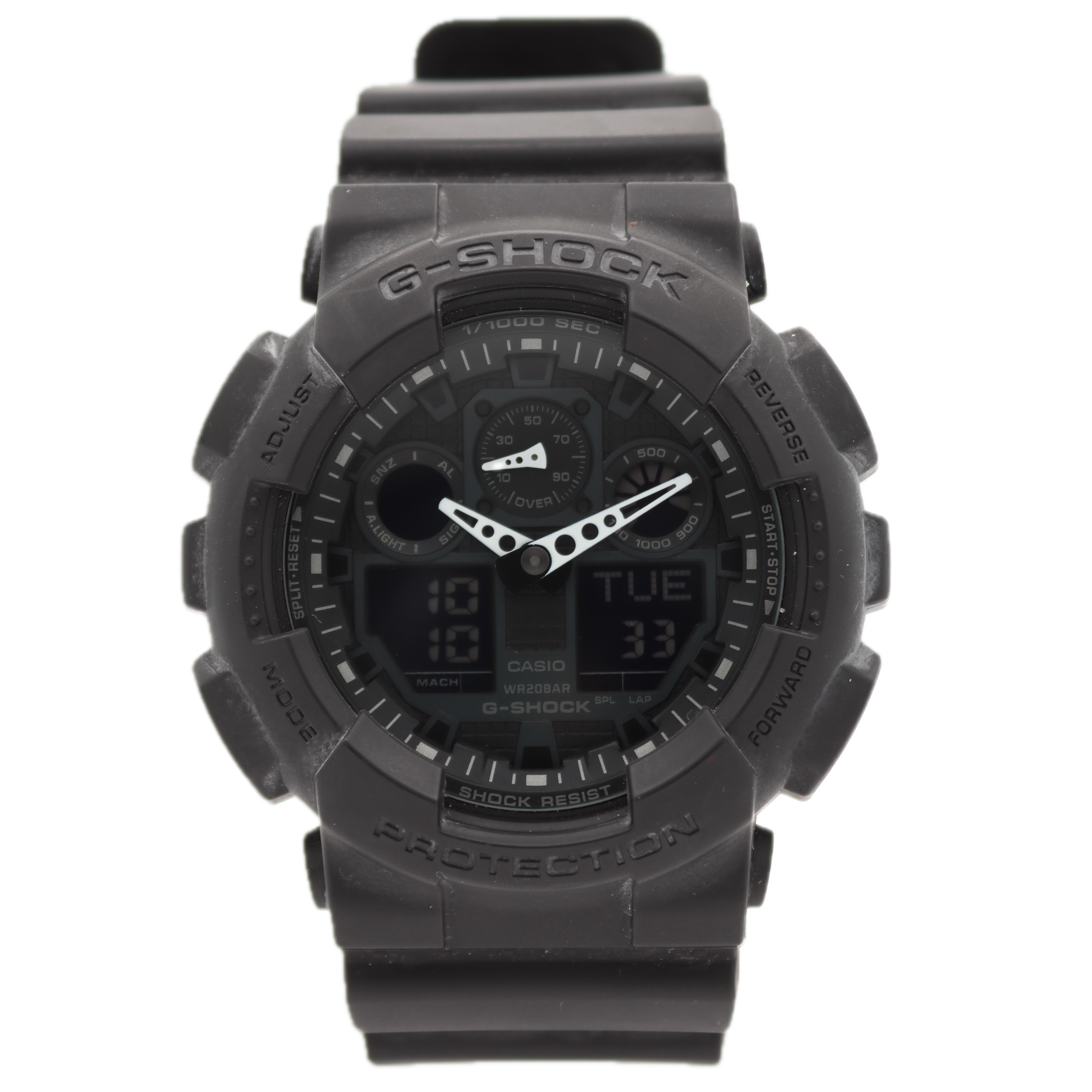 Casio G-Shock Black Analog GA-100 5081
