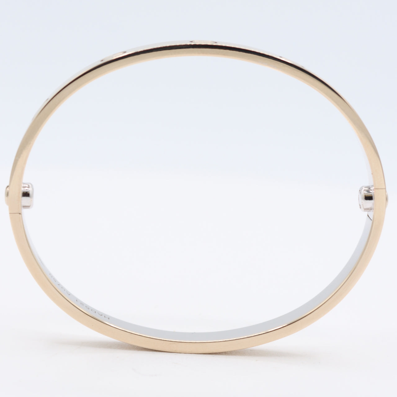 17cm Cartier LOVE Ladies Bracelet 18k White Gold W/Box and W. Gold Screw Driver