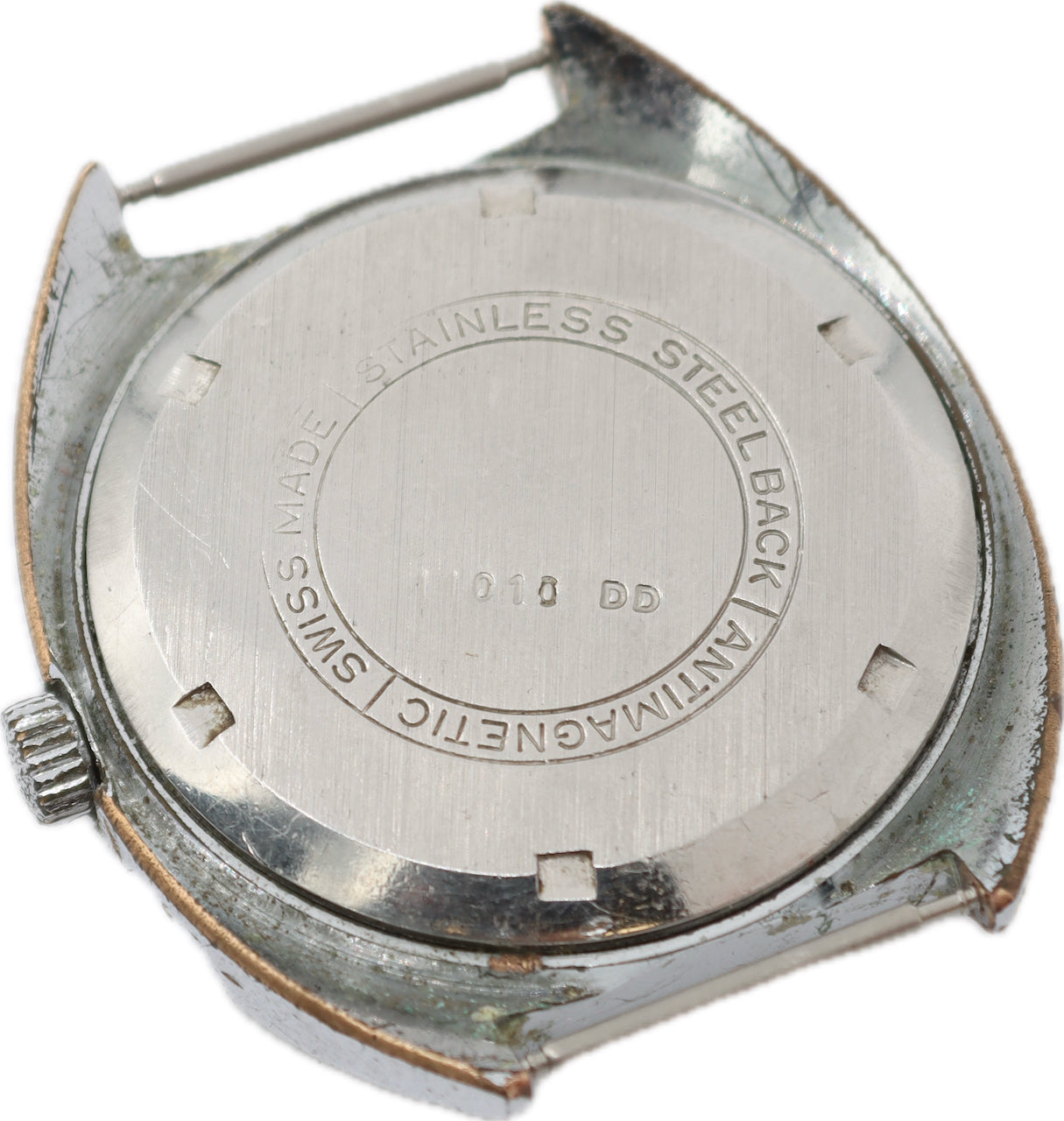 Vintage 38mm Martine of Switzerland Day-Date Men's Automatic Wristwatch 2068