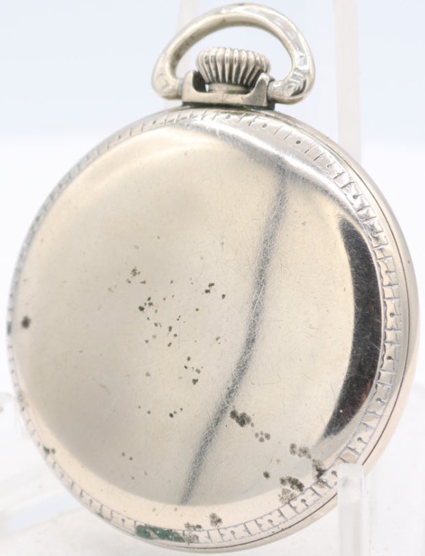 Antique 8s 1883 Waltham 16-A 17 Jewel Open face Pocket Watch Wm. Ellery USA