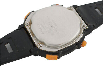Vintage 38mm Seiko S240-400C PulseMeter Men Quartz Wristwatch S240 Japan Plastic