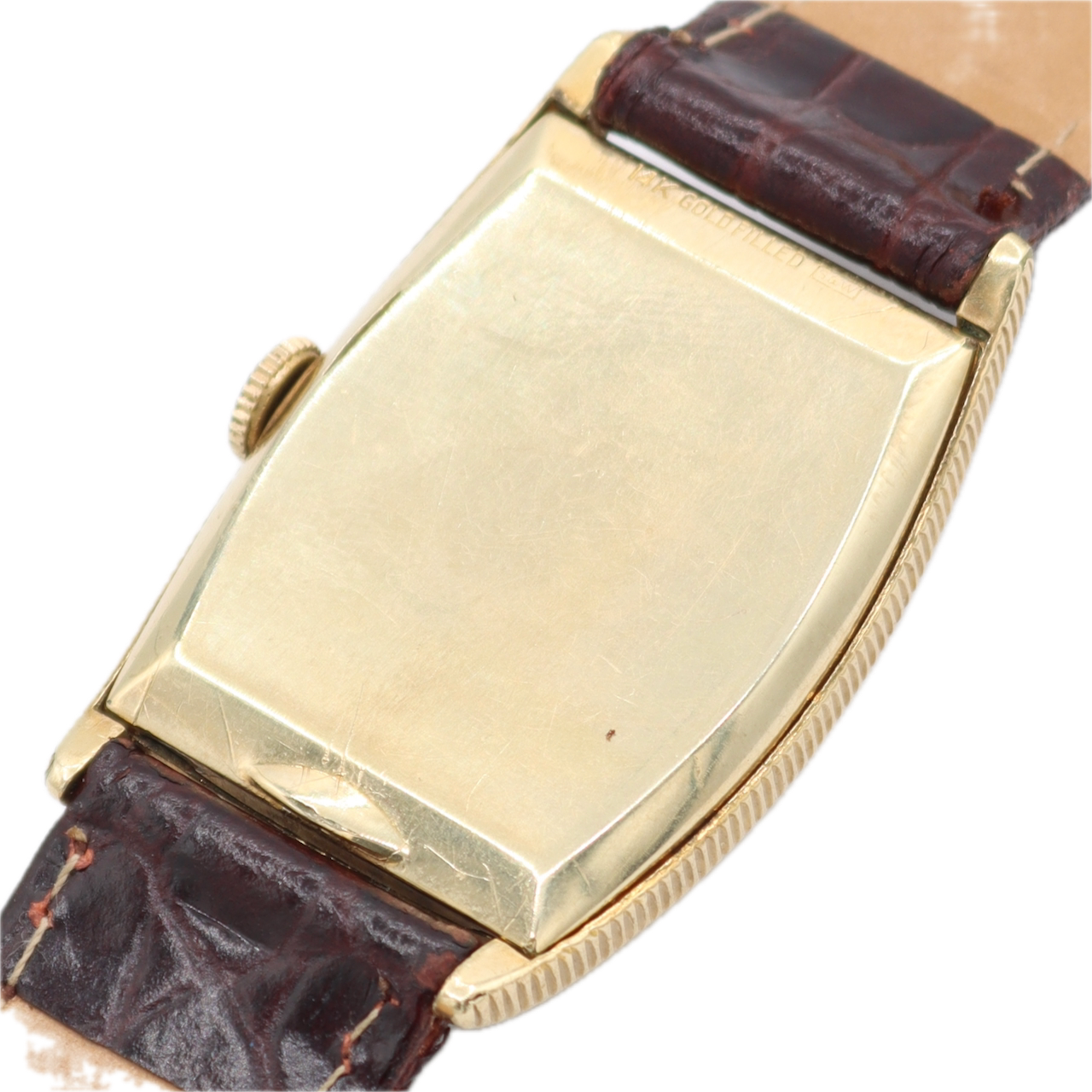 Vintage Lord Elgin 2817 Men's Mechanical Wristwatch 531 USA 14k Gold Filled