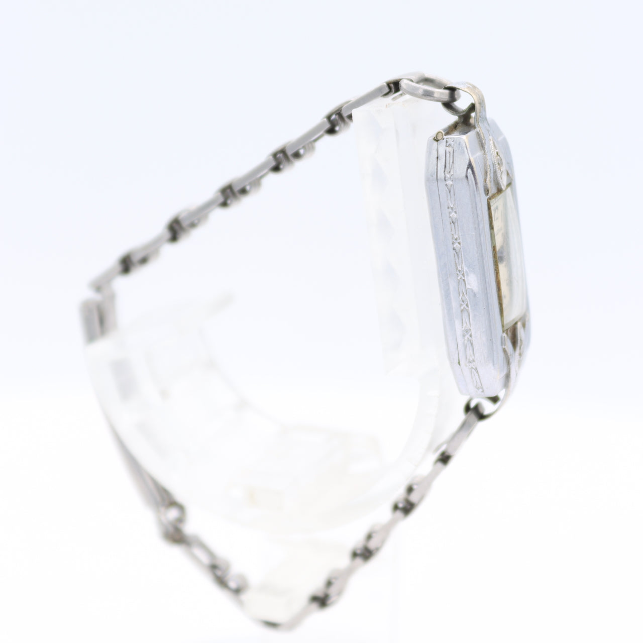Vintage 1930 Bulova Diamond Cocktail Ladies Mechanical Wristwatch 4 AT Swiss
