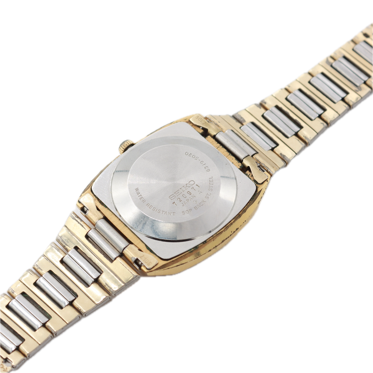 Vintage Seiko 6319-5020 5 Men's Automatic Wristwatch Gold Plated & Steel