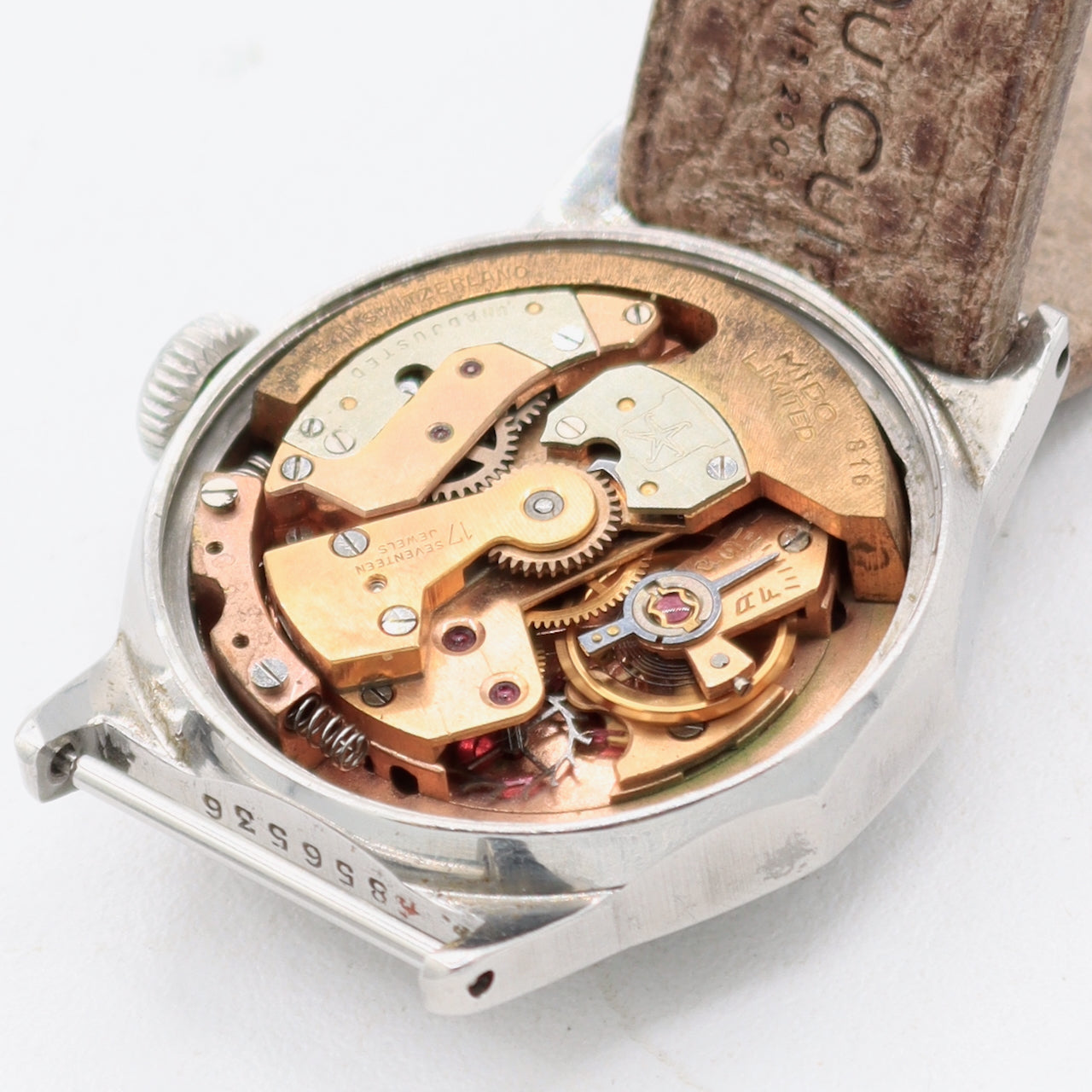 Vintage 28mm Mido 220 Multifort Men's Bumper Automatic Wristwatch 816 Steel
