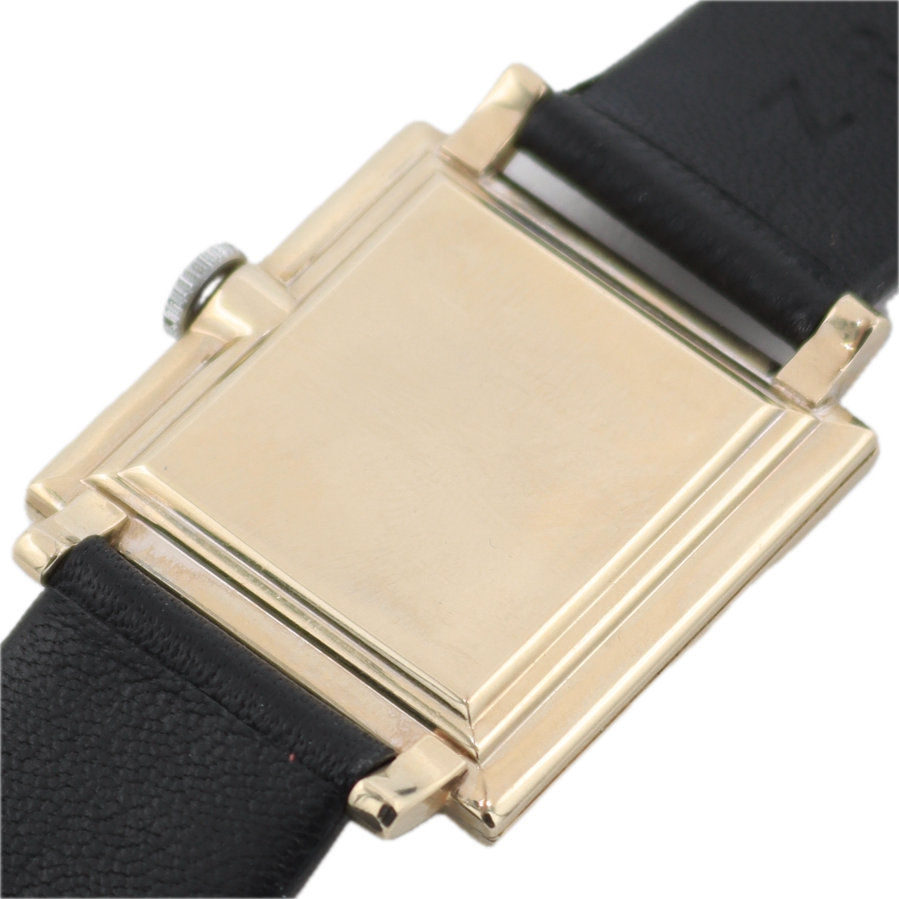 Vintage 1956 Omega N-6547 Square Men's Mechanical Wristwatch 302 14k White Gold