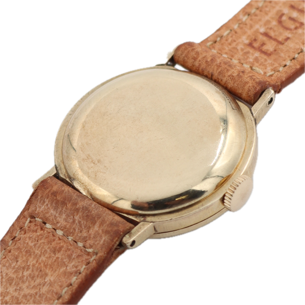 Vintage 1945 Elgin 6606A Tactical Dial Men's Mechanical Wristwatch 539 10k GF