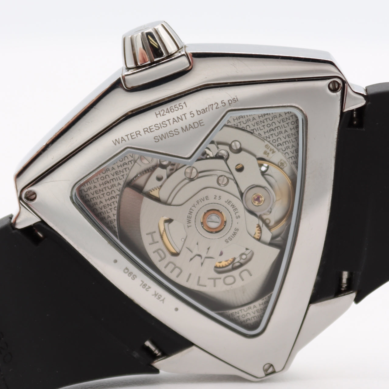 46mm Hamilton H246551 Ventura XXL Men's Automatic Wristwatch Swiss Steel W/ Box