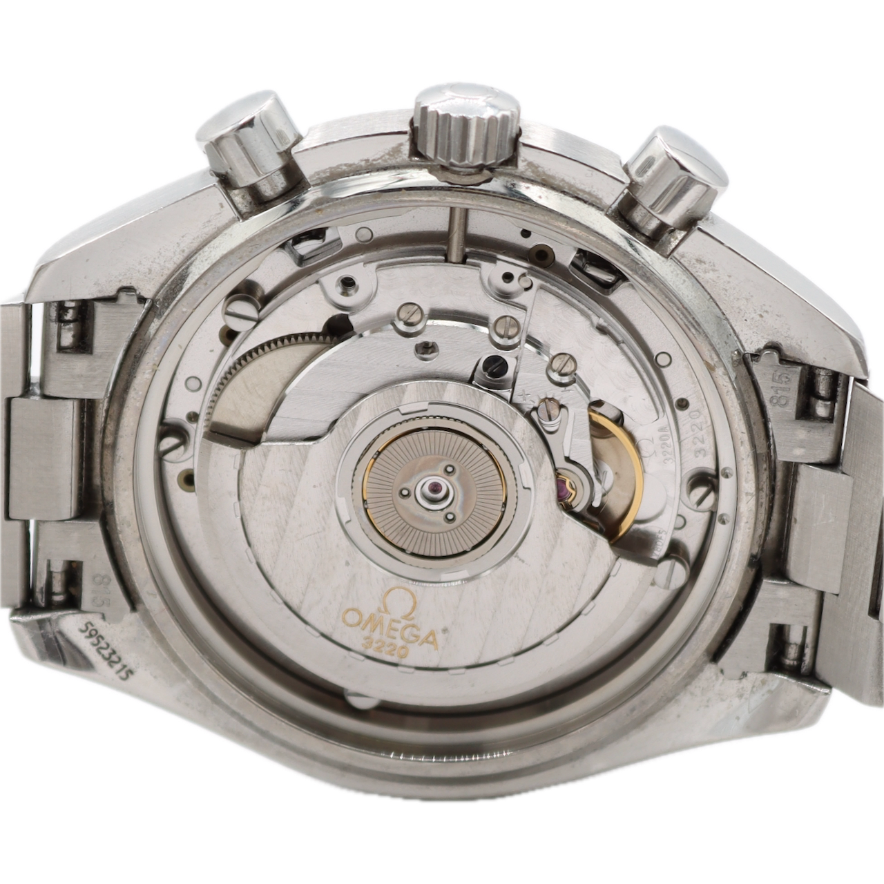 39mm 2006 Omega 3538.30 Speedmaster Men's Automatic Wristwatch Torino 2006 LE