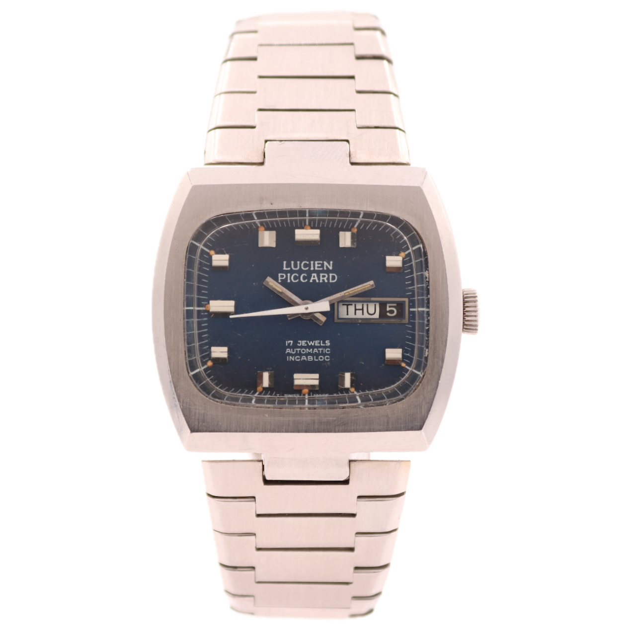 Vintage Lucien Piccard Day Date 36599E