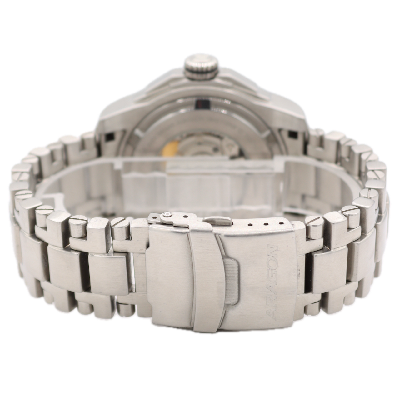 46mm Aragon A342 Superjet Damascus Men's Automatic Wristwatch Swiss Steel W/ Box