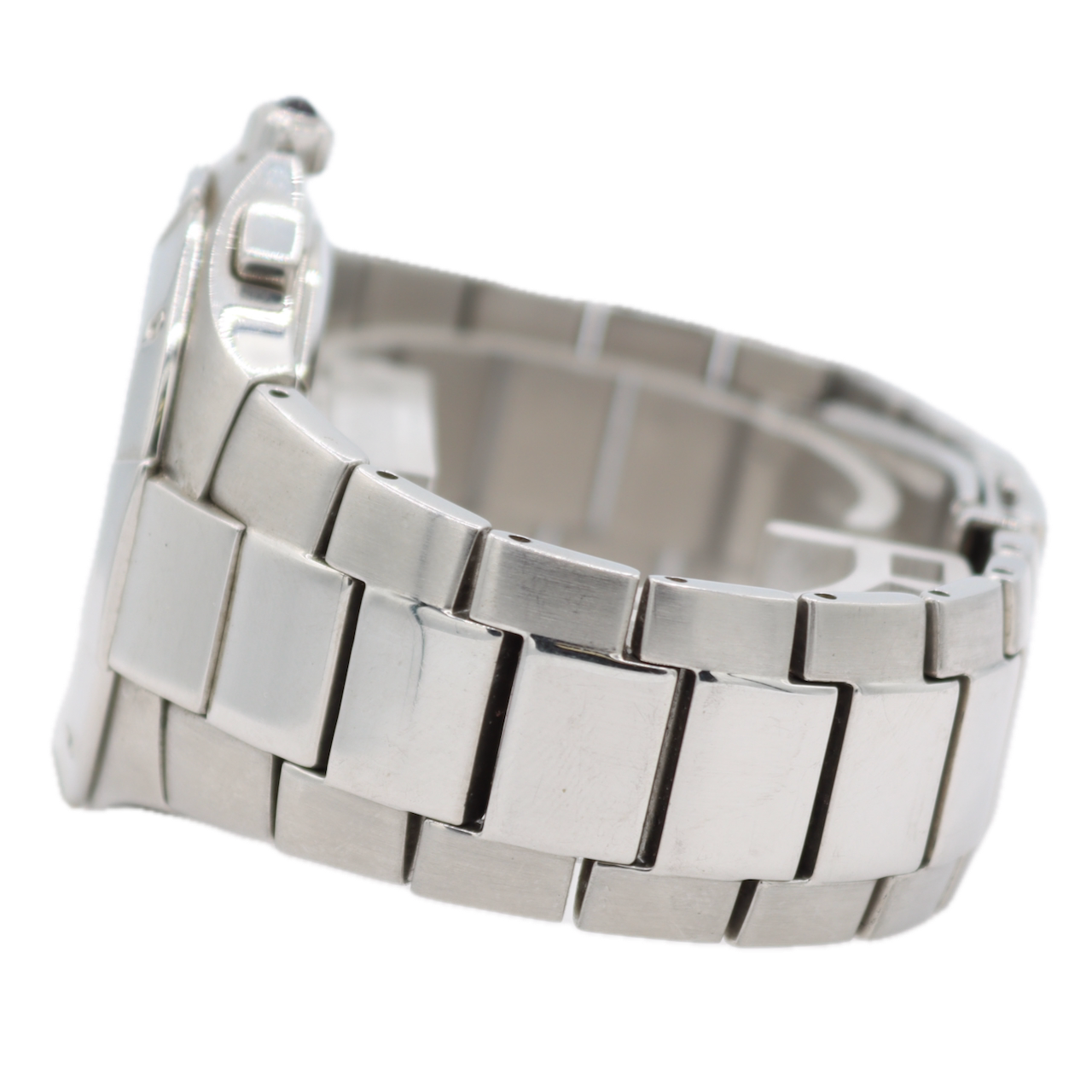 40.5mm Seiko 7T62-0DP0 Black Men's Quartz Chronograph Wristwatch Japan Steel