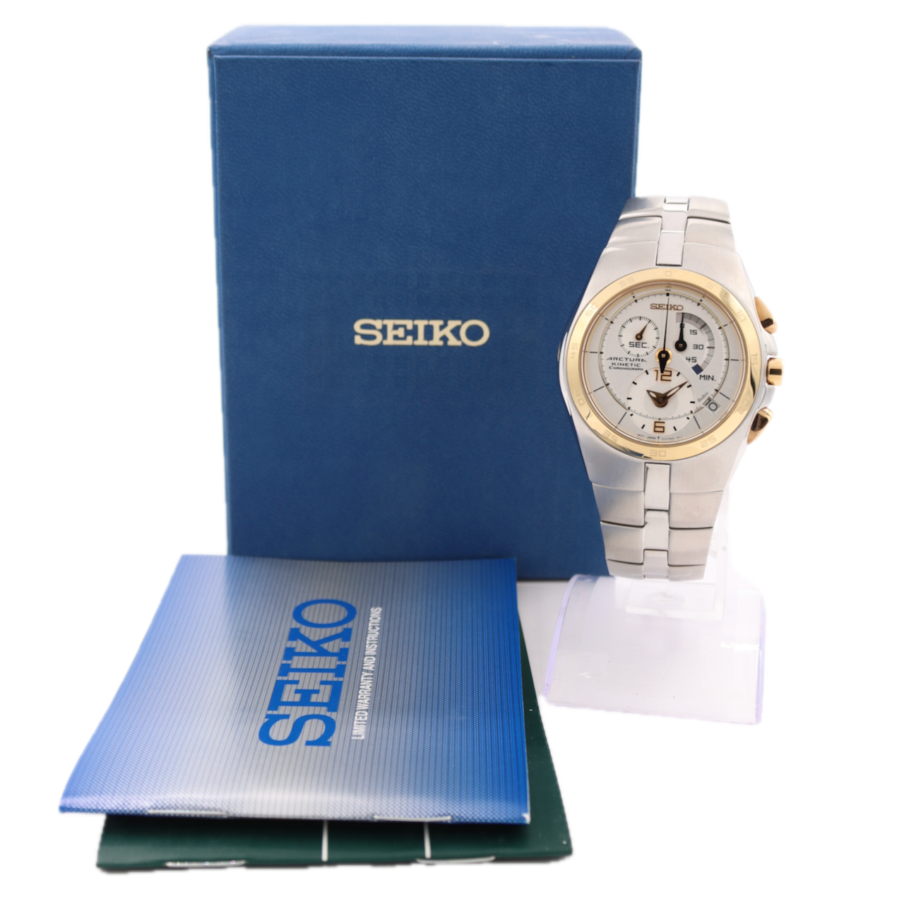 Vintage Seiko Arcturus Kinetic Chronograph 7L22-0AF0